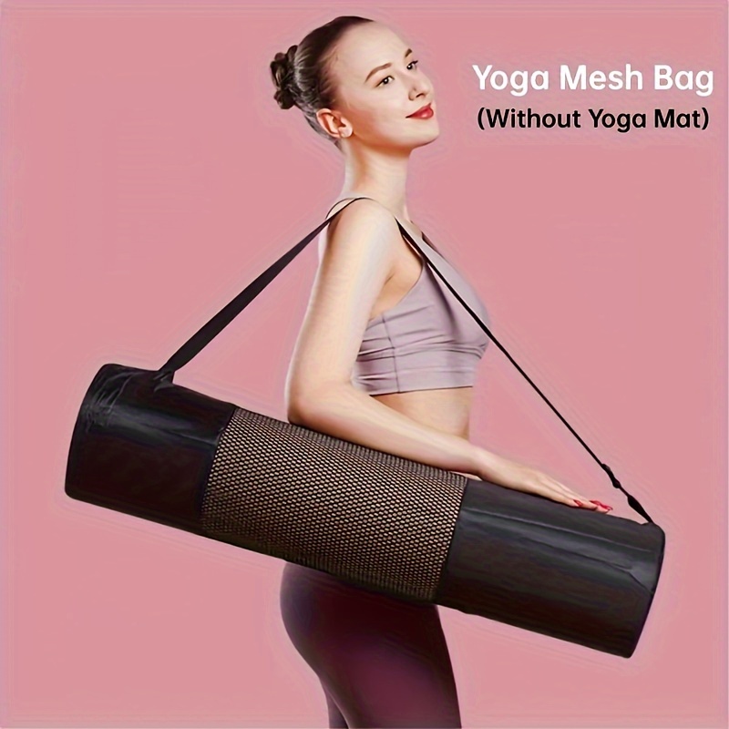Home Gym Yoga - Atmungsaktive Yoga-Matten-Aufbewahrungstasche aus Netzstoff - Langlebiges