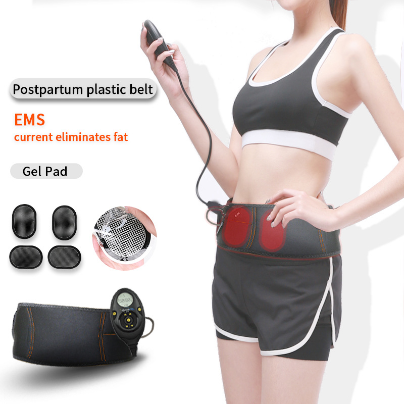 Home Gym Portable - Tragbarer EMS-Muskelstimulator Bauchtrainer-Pad Bauchmuskel-Toning-Gerät Heimfitness-Trainingsausrüstung