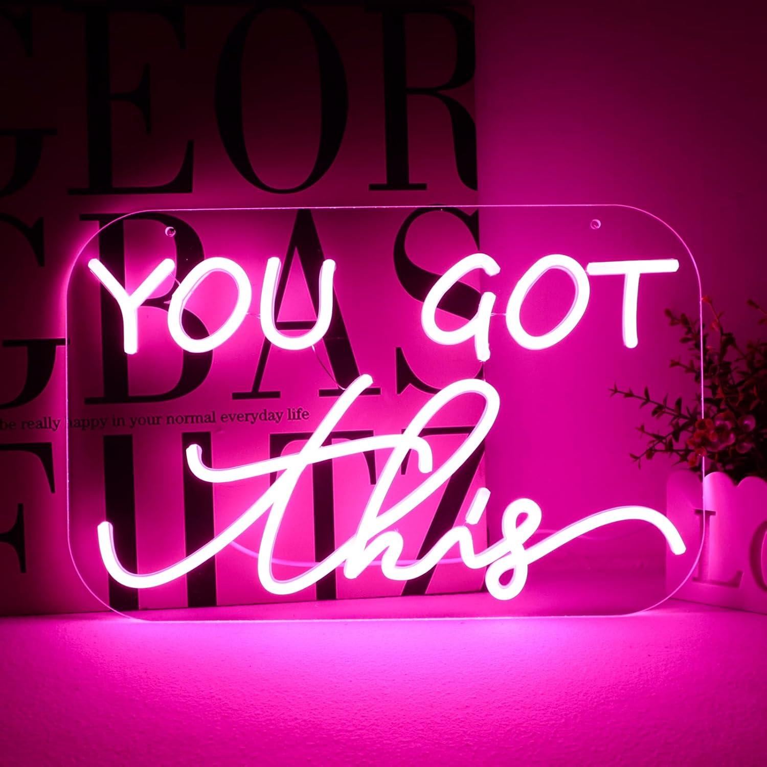 Du schaffst das! Neonschild US – Home Gym Neon Sign Bewertung und Preis