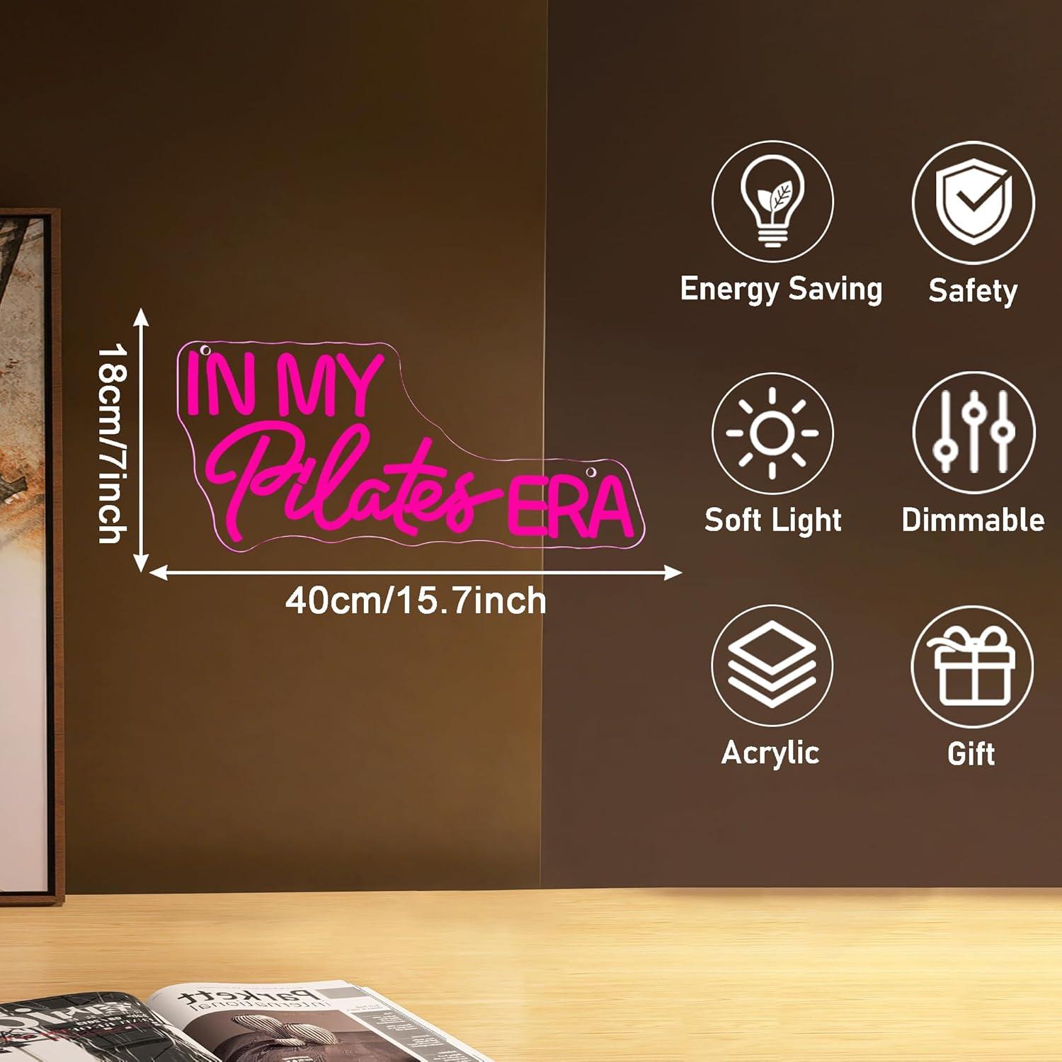 In My Pilates Era Neonschild D – Home Gym Neon Sign Bewertung und Preis