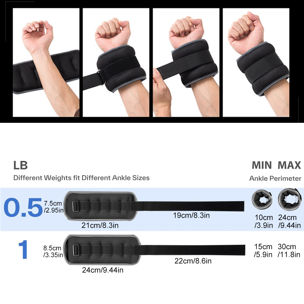 1 Paar Handgelenksgewichte, Kn – Home Gym Yoga Bewertung und Preis