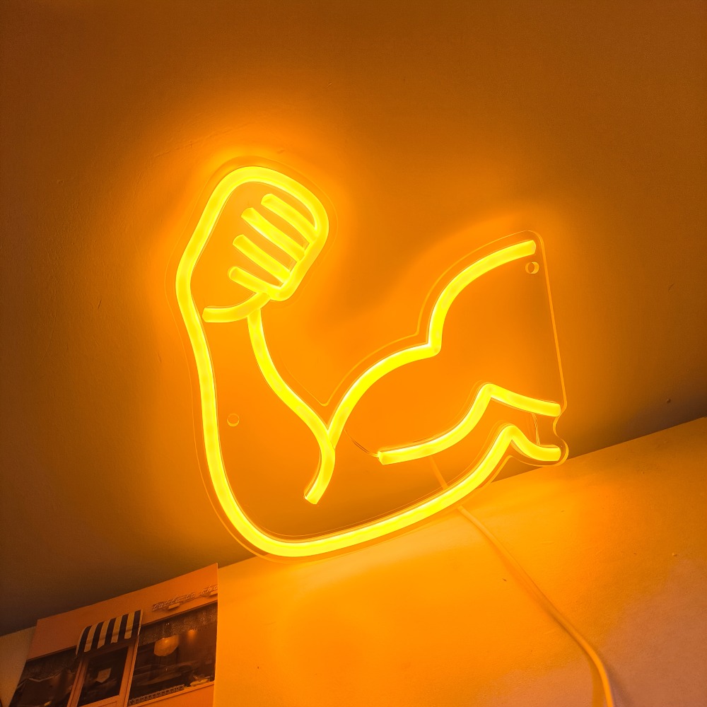 Fitness-Motivations-Leuchte -  – Home Gym Neon Sign Bewertung und Preis