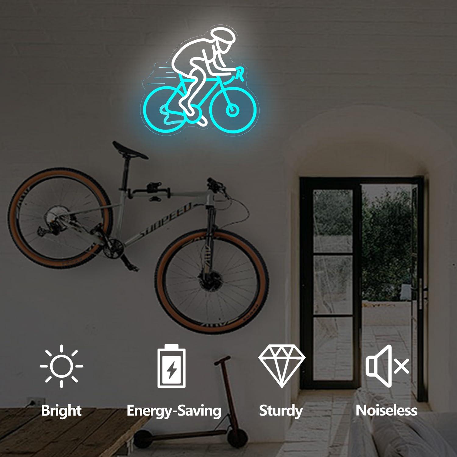 Fahrradfahrer Neon-Schild Dimm – Home Gym Neon Sign Bewertung und Preis