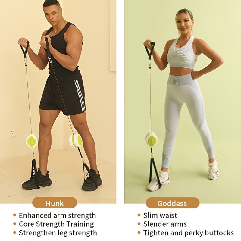 Tragbares Einziehbares Kabel-T – Home Gym Equipment Set Bewertung und Preis